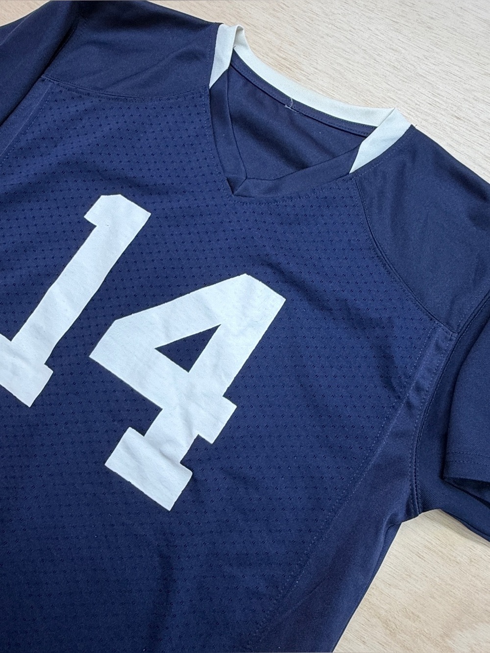 Penn State Nittany Lions #14 Football Jersey Navy Blue Mesh Sz S / Youth XL